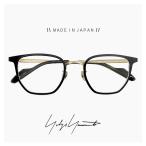 メンズ ヨウジ ヤマモト メガネ 日本製 19-0094 1 c01 49mm Yohji Yamamoto 眼鏡 ブランド メタル チタン 黒縁 黒ぶち フレーム