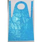 使い捨てエプロン 100枚入PEエンボスエプロン 袖なし ブルー 医療用 防護衣 ガウン エプロン ポリエチレンエプロン