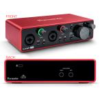 FOCUSRITE SCARLETT 2i2 3RD GEN 安心の日本正規品！