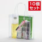 【お得な10個セット】 抗菌 ビニールバッグ Sサイズ 透明 10個入【日本製】 ※本製品はメール便では送れません。透明バッグ クリアバッグ 事務バッグ