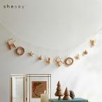 ショッピングストロー クリスマス ストローガーランド クリスマスガーランド Shesay 志成販売  クリスマス クリスマスインテリア オブジェ ツリー