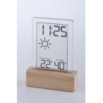天気予報時計　ABS woody Bas