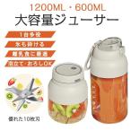 ミキサー ジューサー 丸洗い可 大容量 10枚刃 スムージー 氷も砕ける 持ち運び便利 離乳食 かき氷 おろし器 タンブラー 洗いやすい 1台多役