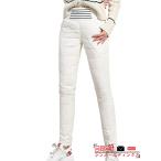 ショッピングスキニー ダウンパンツ レディース ロングパンツ スキニーパンツ ジョガーパンツ ダウン アウトドア パンツ 防寒パンツ ボトムス 美脚 着痩せ おしゃれ