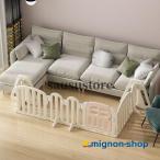 キッズパーテーション ベビーゲート テレビ ベビーサークル ワイド ベビーガード 置くだけ 自立式 ドア付き 柵 簡単設置