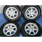 *ZEPHYR*145/80R13 13x4.00B +42 4 дыра 100 б/у колесо с шиной 4 зимних покрышек [ Fukushima departure бесплатная доставка ]FUK-G19269* зима 