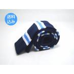  вязаный галстук narrow галстук голубой окантовка 