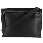 ロエベ LOEWE アナグラム T メッセンジャー ショルダーバッグ 斜め掛け 316.30 ブラック 黒 レザー メンズ レディース