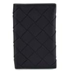 ボッテガヴェネタ BOTTEGA VENETA イントレチャート カードケース カードホルダー パスケース 598816 レザー ネイビー 名刺入れ 小物