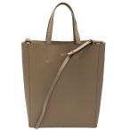 セリーヌ CELINE バーティカル カバ スモール 2way トートバッグ 189813 レザー トープ グレー ベージュ ゴールド金具 ショルダー レディース
