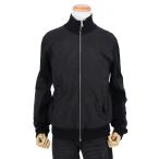 ショッピングプラダ プラダ PRADA ニット ナイロン ブルゾン ジップアップ ジャケット アウター メンズ ウール ブラック 黒 シルバー金具 サイズ48 UMC899 アパレル