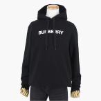 ショッピングBURBERRY バーバリー BURBERRY ロゴプリント プルオーバー パーカー フーディー トップス メンズ レディース コットン ブラック 黒 サイズS 8055318 アパレル