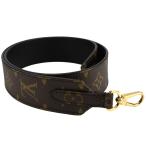 ルイヴィトン LOUIS VUITTON ショルダーストラップ モノグラムキャンバス J02288 レザー ブラウン ノワール ブラック 黒 ゴールド金具 ストラップ 小物