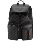 ルイヴィトン LOUIS VUITTON ダミエグラフィット ユーティリティ バックパック N40279 リュックサック デイパック PVC レザー ブラック グレー