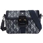 ディオール Dior CDダイヤモンド ヒット ザ ロード ショルダーバッグ 1ESME165 クロスボディ 斜め掛け ネイビー PVC レザー HIT THE ROAD