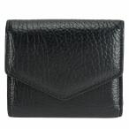 メゾンマルジェラ Maison Margiela 三つ折り 財布 4ステッチ S56UI0136 レザー ブラック 黒 コンパクト ウォレット メンズ レディース