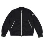 ショッピングmoncler モンクレール MONCLER ナイロン ジップアップ ジャケット ブルゾン NORMANDIN GIUBBOTTO ロゴワッペン アウター ブラック 黒 サイズ0 アパレル