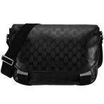 グッチ GUCCI GGインプリメ ショルダーバッグ メッセンジャーバッグ 201732 斜め掛け ブラック 黒 PVC レザー メンズ レディース