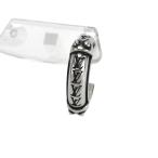  Louis Vuitton LOUIS VUITTON обруч серьги LV канифоль мужской женский одна сторона уголок аксессуары SV925 серебряный M03168