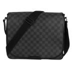 ショッピングヴィトン ルイヴィトン LOUIS VUITTON ダミエグラフィット ダニエルMM ショルダーバッグ メッセンジャーバッグ メンズ PVC レザー ブラック グレー N58029