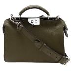 ショッピングフェンディ フェンディ FENDI ピーカブー アイシーユー スモール ISeeU 2way ショルダーバッグ ハンドバッグ メンズ レザー カーキ シルバー金具 7VA530
