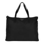 ショッピングプラダ プラダ PRADA トライアングルロゴ トートバッグ レディース ナイロン レザー ブラック 黒 シルバー金具