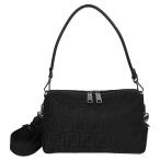 フェンディ FENDI ルイ ミディアム 2way ハンドバッグ ショルダーバッグ レディース ナイロン レザー ブラック 7VA672