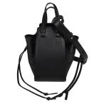 ロエベ LOEWE ハンモック ミニ ドローストリング 2way ハンドバッグ ショルダーバッグ レディース レザー ブラック 黒 314.30
