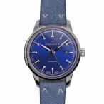 ノルケイン NORQAIN フリーダム 60 オートマティック 42mm メンズ 100m防水 SS/レザー ブルー文字盤 N2000S02A/A201/20LO.18S 中古