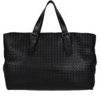  Bottega Veneta BOTTEGA VENETA сетка большая сумка Large ручная сумочка плечо .. плечо 2way путешествие мужской кожа черный чёрный 189632