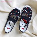  сменная обувь ребенок Hello Kitty S04 темно-синий новый . период движение .. пара школа (13cm~21cm)