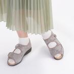 爆買 サンダル レディース 歩きやすい ペタンコ 快歩主義 L133SL ネイビーガラ プレゼント 60代 70代 80代 健康