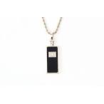 BLACK SQUARE NECKLESS