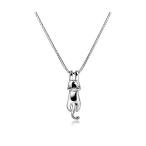 Cota's home 猫 ネックレス レディース かわいい ペンダント シルバー925 アクセサリー 女性用 猫好きにはたまらない プレゼントにも