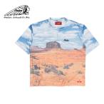 Tシャツ 半袖 メンズ レディース ブランド おしゃれ インディアン インディアンモトサイクル モニュメントバレー 写真 フォト フォトT アメカジ