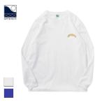 オフショア tシャツ 長袖 メンズ レディース ブランド おしゃれ ロンT ロングTシャツ 90年代 ロゴ 胸ロゴ サーフ サーフブランド 白 青