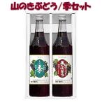 お中元 佐幸本店 季(みのり)&山のきぶどうセット 600ml×2本セット 山ぶどう ジュース 岩手