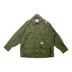 WTAPS×NEIGHBORHOOD 19AW JUNGLE LS SHIRT 新品同様 ミリタリージャケット メンズ サイズX01 カーキ ダブルタップス ネイバーフット アウター DM10417■