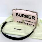 Burberry スモール ホースフェリープリントキルティングローラバッグ ショルダーバッグ ロゴ カバン カジュアル レディース ピンク バーバリー 鞄 DF15246■