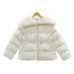 CELFORD cell Ford мех воротник имеется с хлопком пальто CWFC235013 женский размер 36 слоновая кость внешний DL17412#