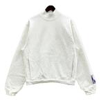 Dior ERL 23SS モックネック ハイネック スウェット トレーナー ワッペン 裏起毛 313J638-B0807 メンズ Sサイズ ホワイト ディオール トップス DM14910■