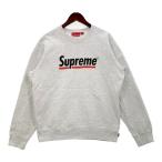 Supreme シュプリーム スウェット トレーナー Underline Crewneck アンダーラインクルーネック メンズ Mサイズ グレー トップス DM16617■