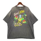 SAINT MICHAEL セントマイケル Tシャツ カットソー 半袖 SAINT MX6 SS TEE SM-HR8-0000-014 メンズ XXLサイズ ブラック系 トップス DM16213■
