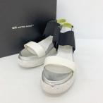 UNITED NUDE ユナイテッドヌード サンダル シューズ コンフォート ストラップ レディース サイズ39 24.5cm相当 シルバー系 靴 IF16432■