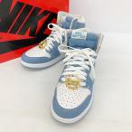 NIKE WMNS ナイキ ウィメンズ スニーカー シューズ AIR JORDAN 1 HIGH OG DENIM エアジョーダン1 ハイ OG レディース 23.5cm インディゴ 靴 DF16542■