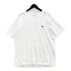 ショッピングセリーヌ CELINE セリーヌ トリオンフ刺繍 Tシャツ 半袖 カットソー 2X04I671Q メンズ Mサイズ ホワイト トップス DM16823■