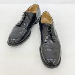 ショッピングアメリカ U.S.NAVY アメリカ海軍 SERVICE SHOES サービスシューズ ドレスシューズ 革靴 メンズ 27.5cm ブラック 靴 DF16866■