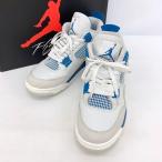 ショッピングjordan NIKE ナイキ AIR JORDAN 4 RETRO スニーカー FV5029-141 エアジョーダン 4 レトロ メンズ 27.5cm ホワイト ブルー 靴 DF16856■
