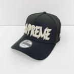 ショッピングsupreme Supreme NEW ERA シュプリーム ニューエラ ベースボール キャップ 帽子 ボウシ Sharp Spellout Adjustable Cap メンズ フリーサイズ ブラック 服飾 DF17027■