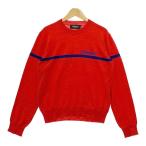 DSQUARED2 ディースクエアード ニット セーター S72HA1113 刺繍 ロゴ レディース Sサイズ レッド トップス DL17123■